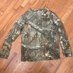 Realtree Xtra Camo used 60%cotton,40% polyester long sleeve t shirt, XXL/2XG(18)